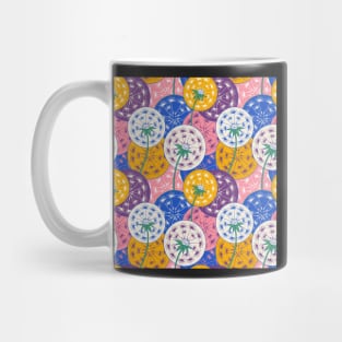 Dandelion floral pattern color Mug